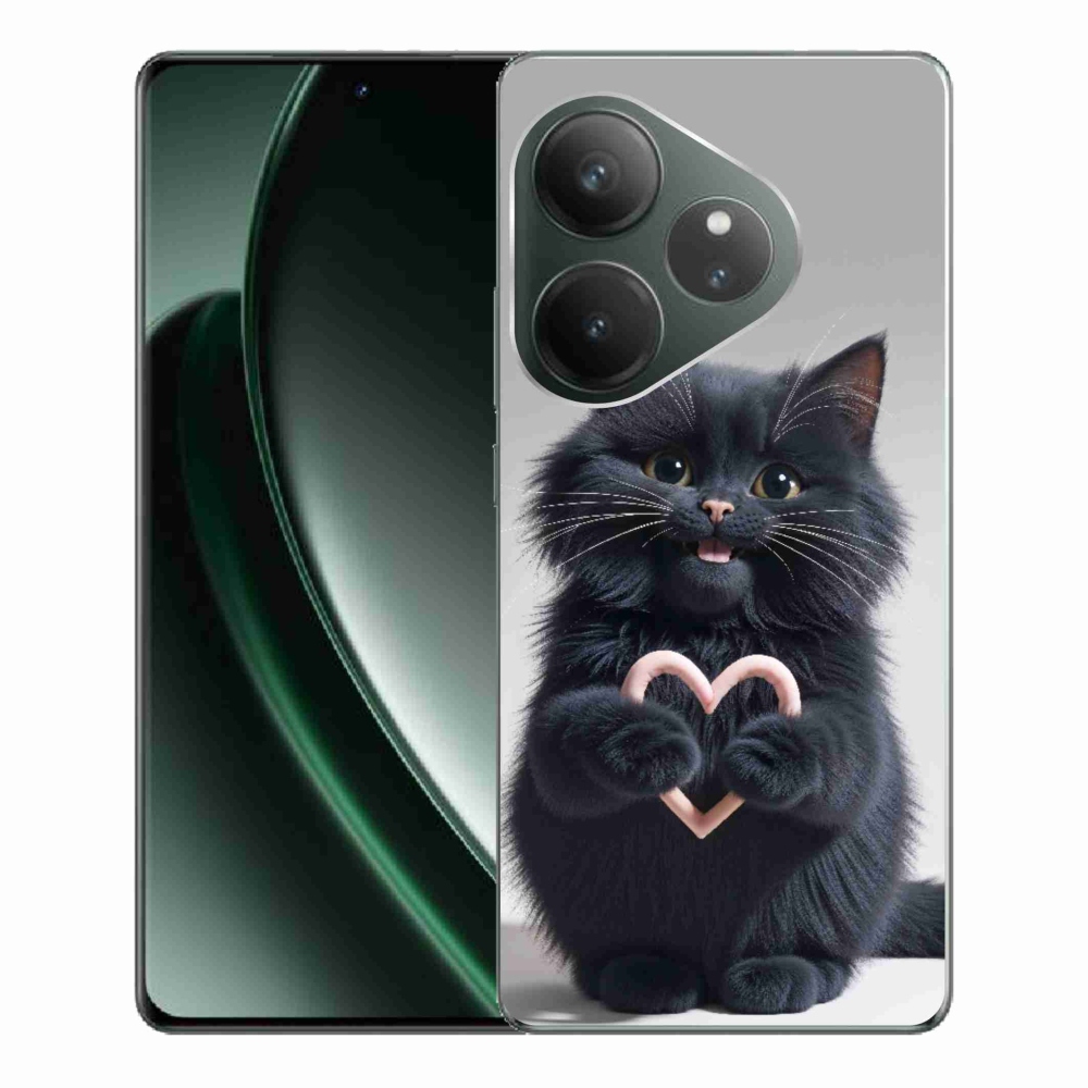 Gelový kryt mmCase na Realme GT 6 5G/GT 6T 5G - kočičí láska 3
