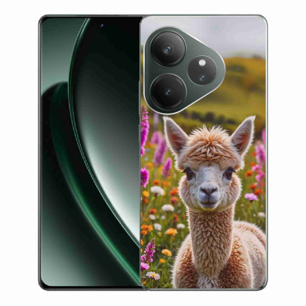 Gelový kryt mmCase na Realme GT 6 5G/GT 6T 5G - lama na louce