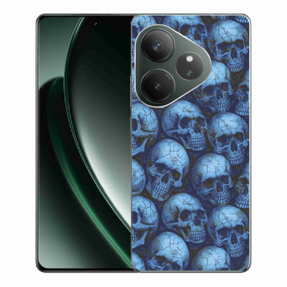 Gelový kryt mmCase na Realme GT 6 5G/GT 6T 5G - lebky
