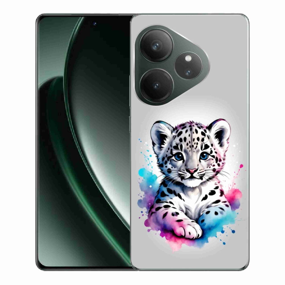 Gelový kryt mmCase na Realme GT 6 5G/GT 6T 5G - levhartí mládě