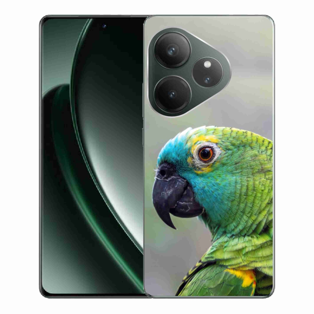 Gelový kryt mmCase na Realme GT 6 5G/GT 6T 5G - papoušek amazoňan