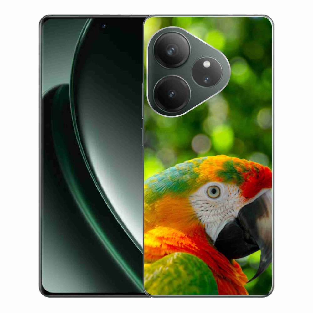 Gelový kryt mmCase na Realme GT 6 5G/GT 6T 5G - papoušek ara 3