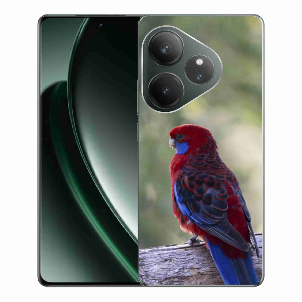 Gelový kryt mmCase na Realme GT 6 5G/GT 6T 5G - papoušek rosela