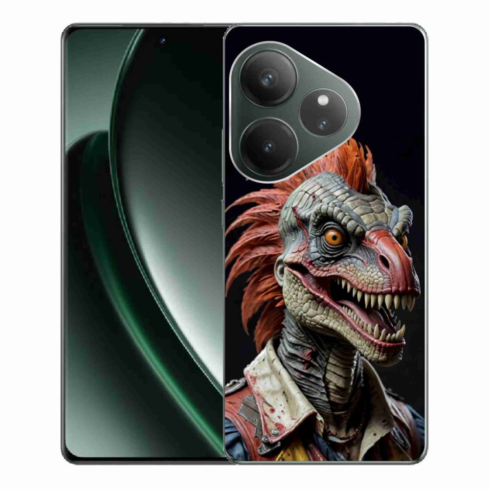 Gelový kryt mmCase na Realme GT 6 5G/GT 6T 5G - punk dinosaurus