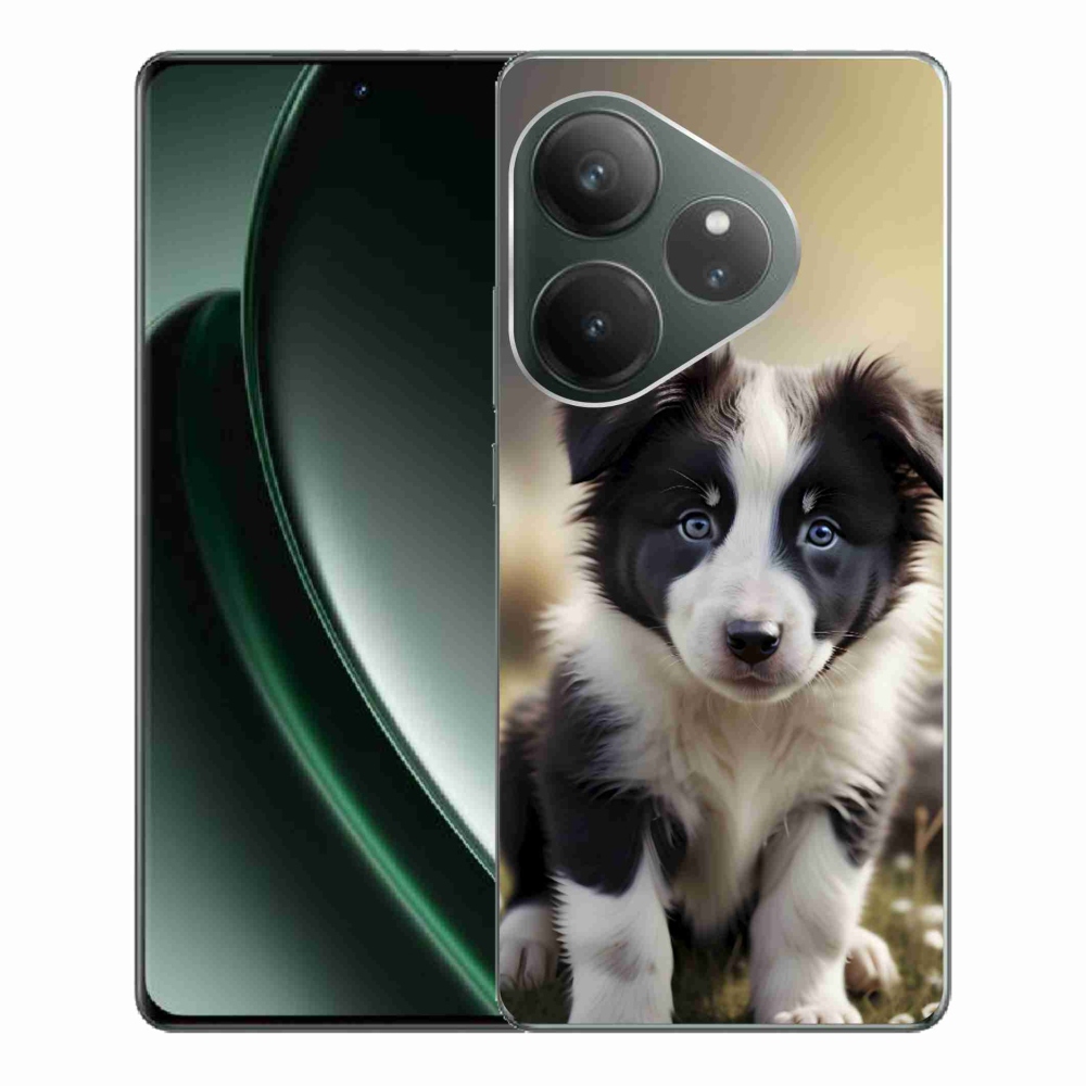 Gelový kryt mmCase na Realme GT 6 5G/GT 6T 5G - roztomilá border kolie