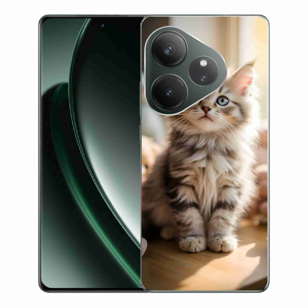 Gelový kryt mmCase na Realme GT 6 5G/GT 6T 5G - roztomilé kotě 10