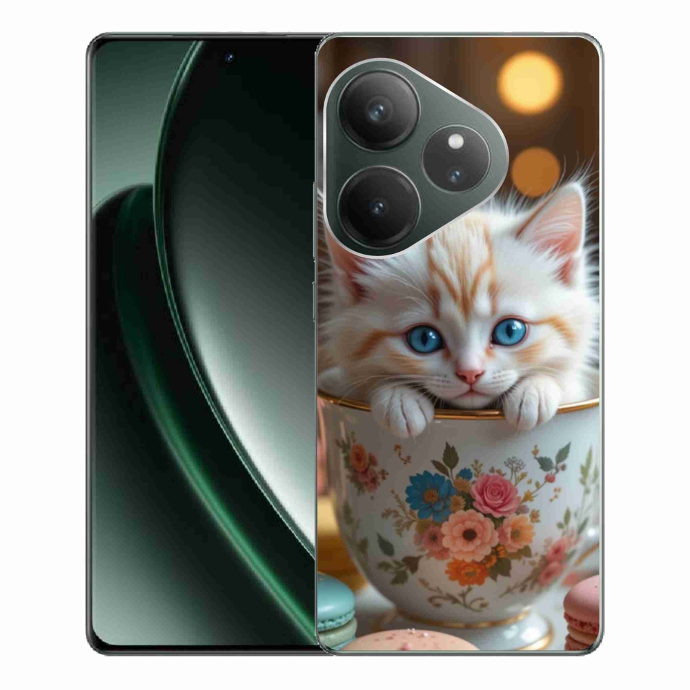Gelový kryt mmCase na Realme GT 6 5G/GT 6T 5G - roztomilé kotě 6