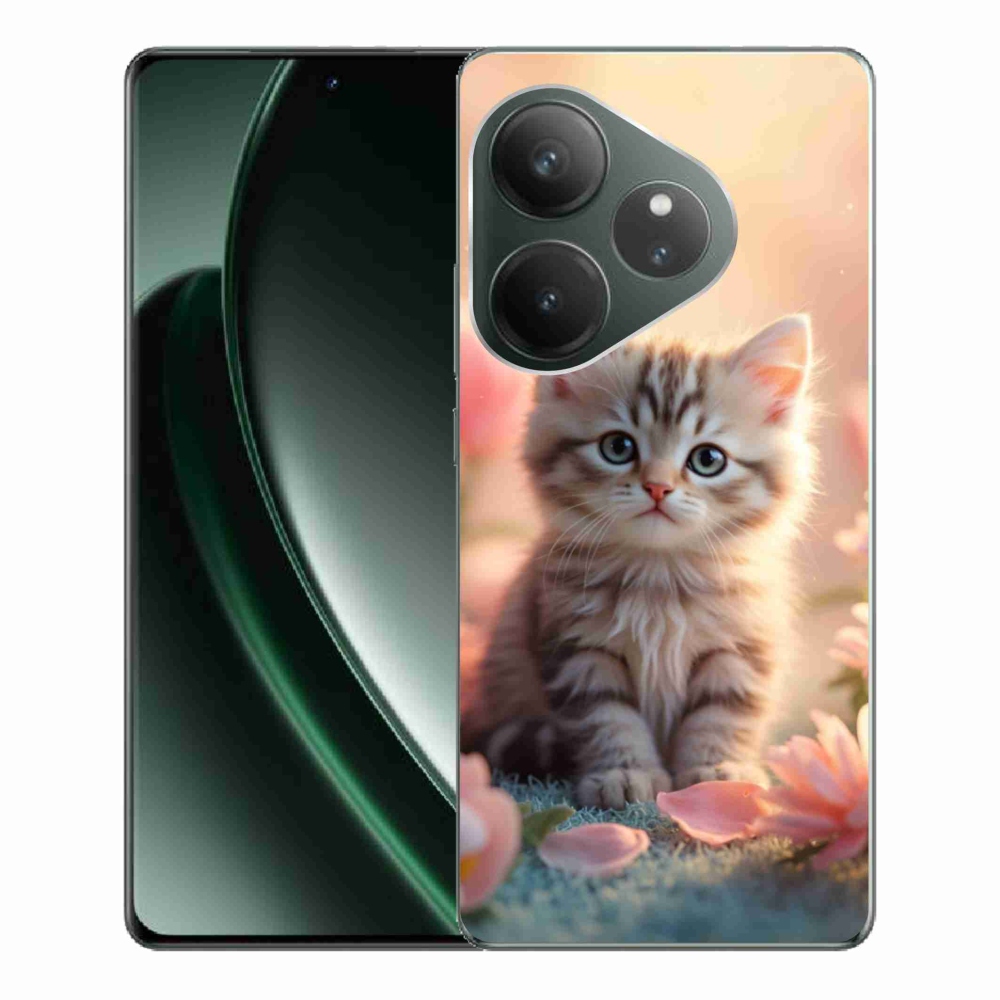 Gelový kryt mmCase na Realme GT 6 5G/GT 6T 5G - roztomilé kotě 8