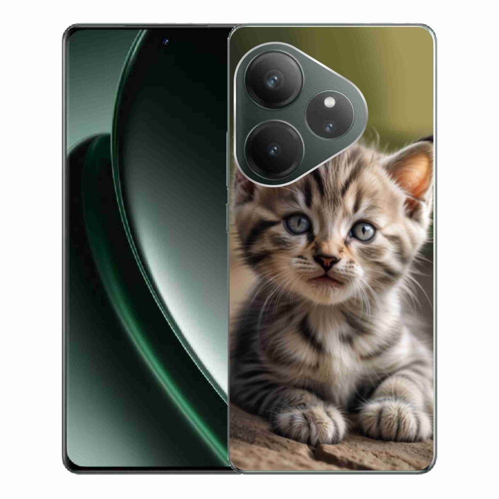 Gelový kryt mmCase na Realme GT 6 5G/GT 6T 5G - roztomilé kotě 9