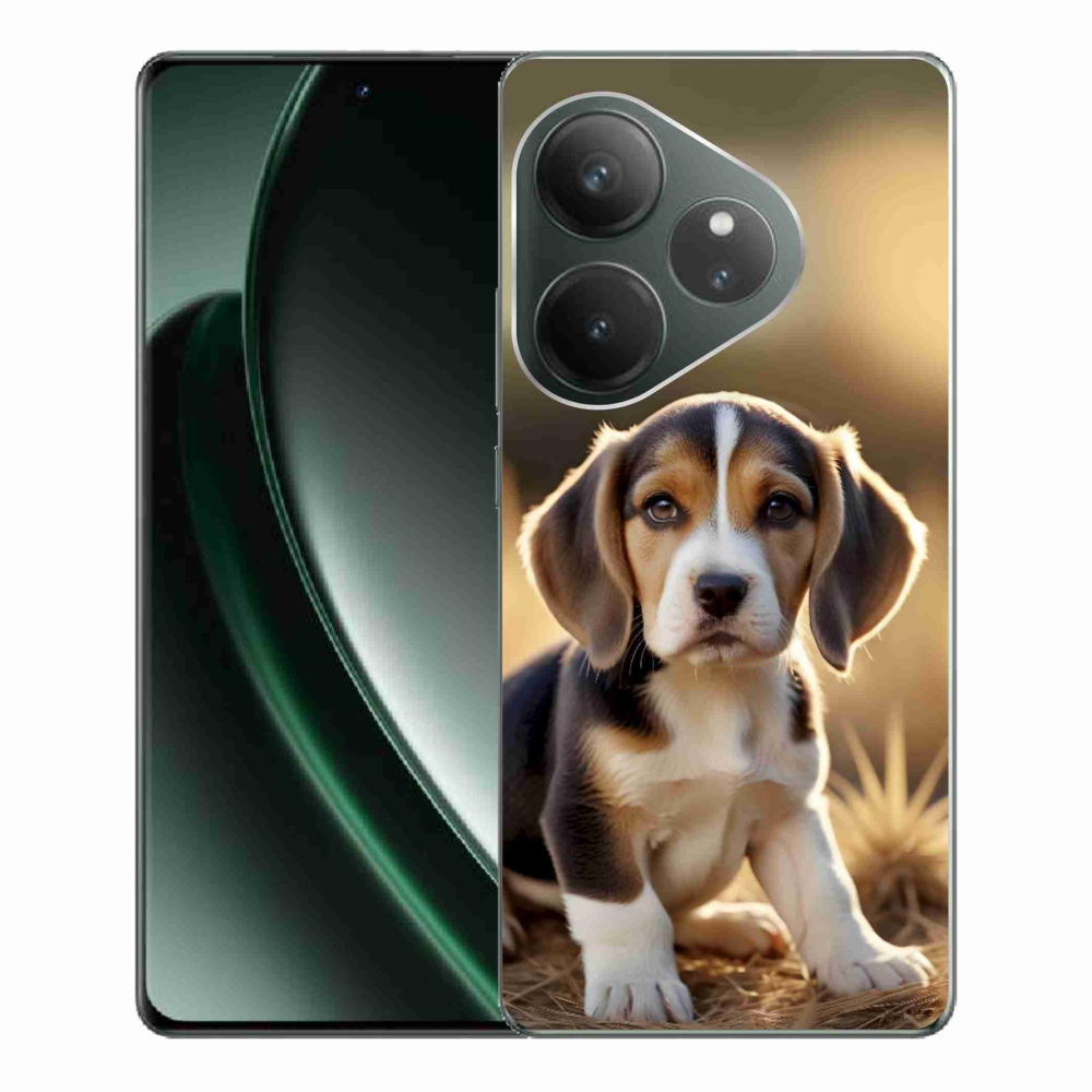 Gelový kryt mmCase na Realme GT 6 5G/GT 6T 5G - roztomilý bígl