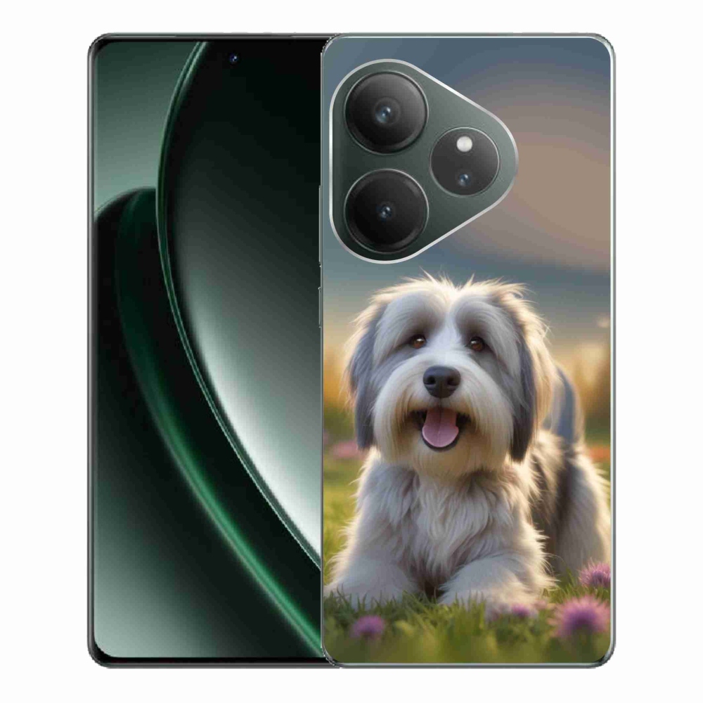 Gelový kryt mmCase na Realme GT 6 5G/GT 6T 5G - roztomilý havanský psík