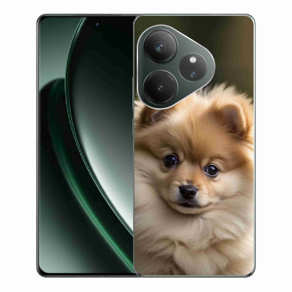 Gelový kryt mmCase na Realme GT 6 5G/GT 6T 5G - roztomilý pomeranian 2