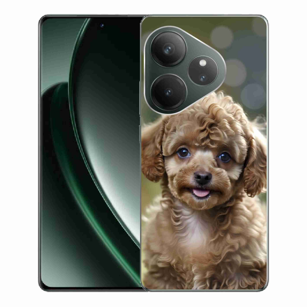 Gelový kryt mmCase na Realme GT 6 5G/GT 6T 5G - roztomilý pudl