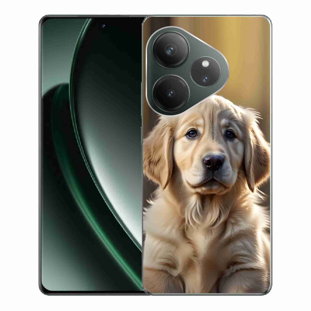 Gelový kryt mmCase na Realme GT 6 5G/GT 6T 5G - roztomilý zlatý retrívr