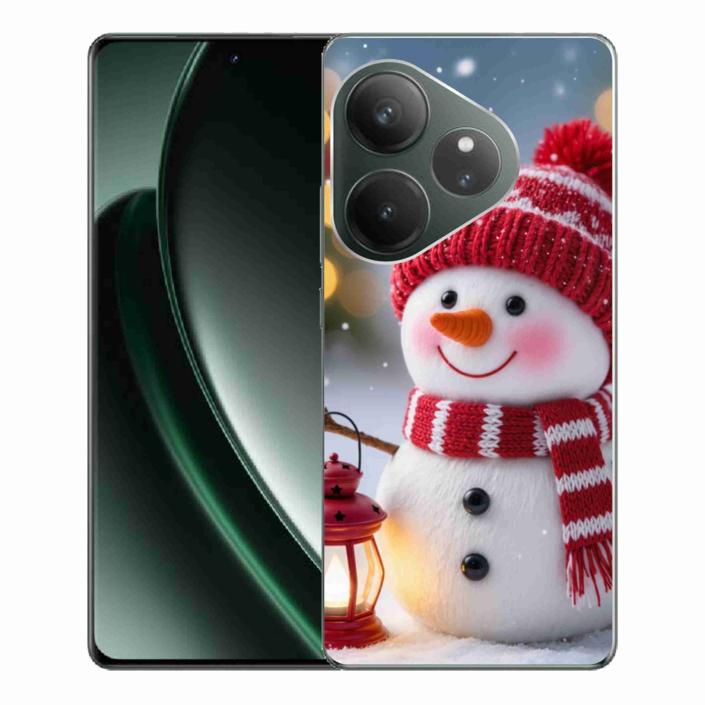 Gelový kryt mmCase na Realme GT 6 5G/GT 6T 5G - sněhulák 2
