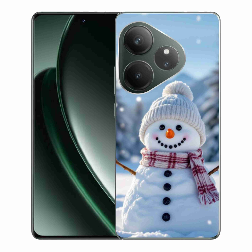 Gelový kryt mmCase na Realme GT 6 5G/GT 6T 5G - sněhulák 3