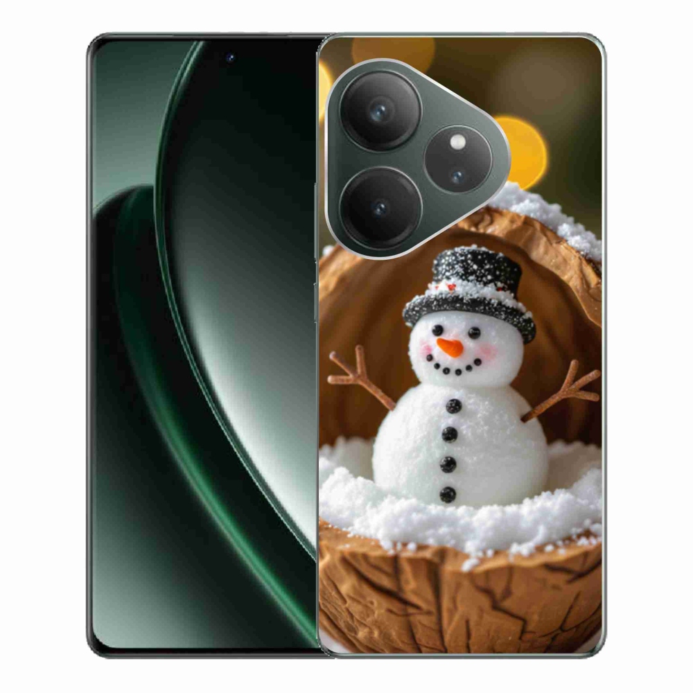 Gelový kryt mmCase na Realme GT 6 5G/GT 6T 5G - sněhulák 4