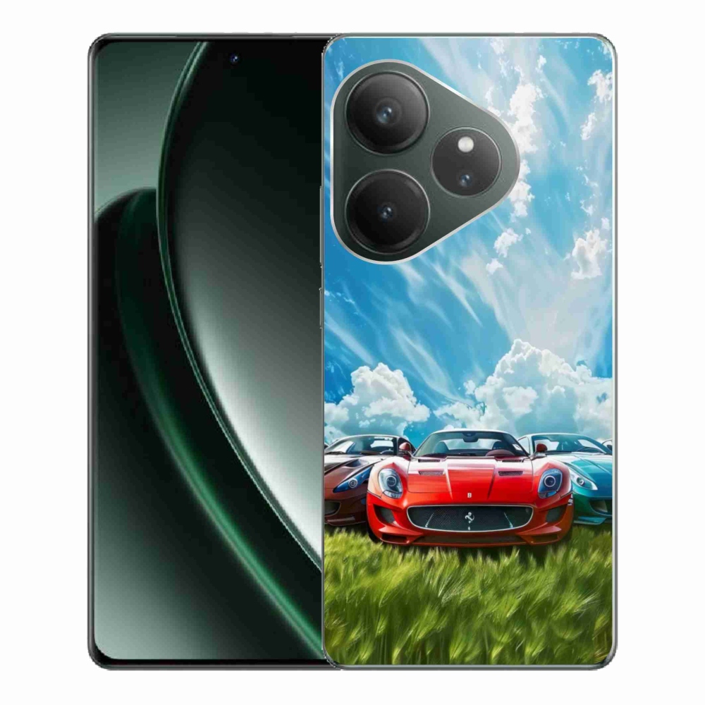 Gelový kryt mmCase na Realme GT 6 5G/GT 6T 5G - sportovní vozy