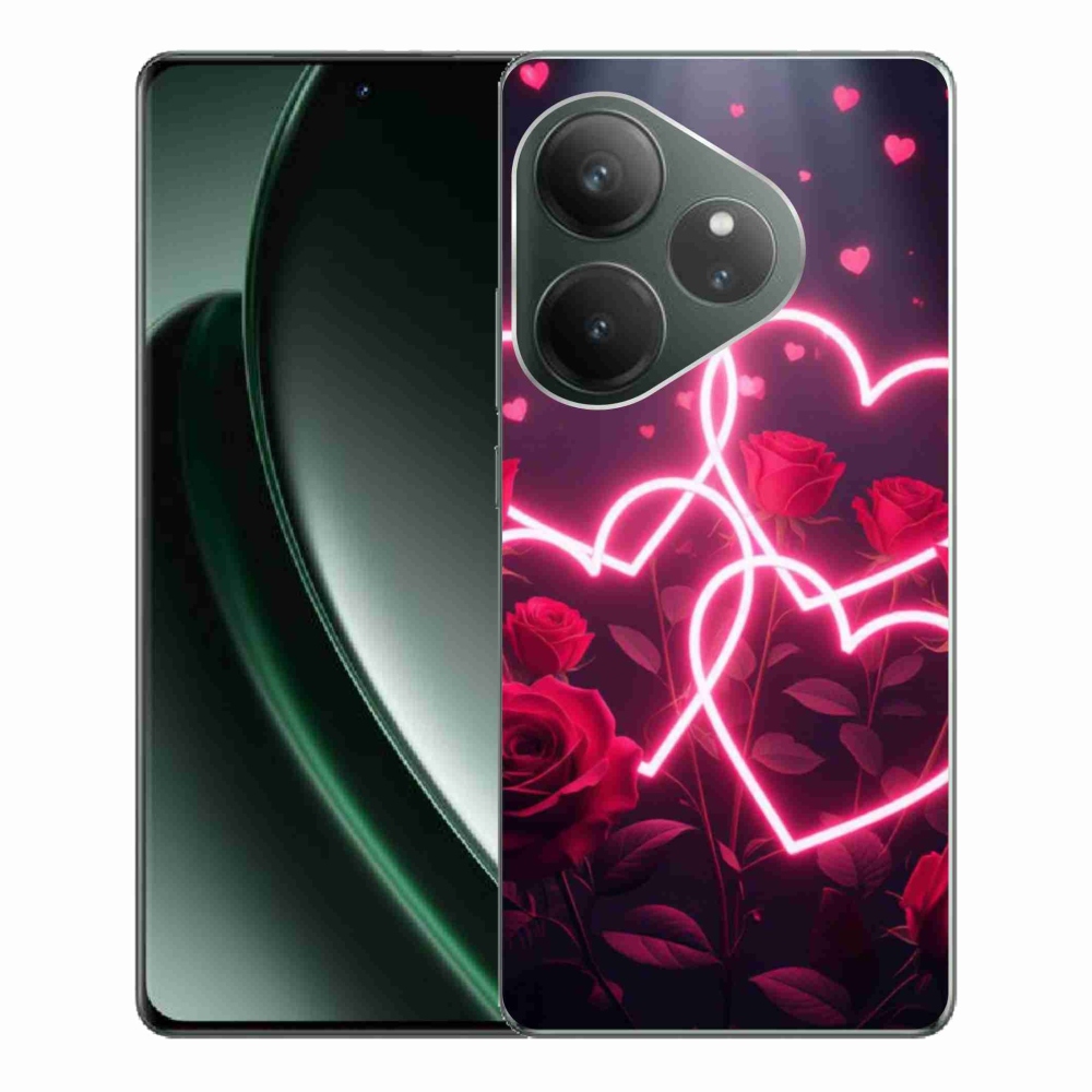 Gelový kryt mmCase na Realme GT 6 5G/GT 6T 5G - srdce lásky