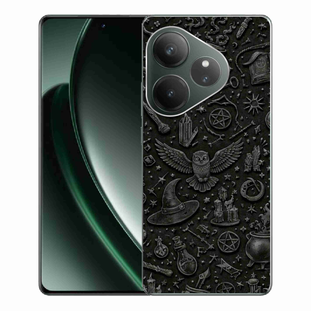 Gelový kryt mmCase na Realme GT 6 5G/GT 6T 5G - tmavý magický svět