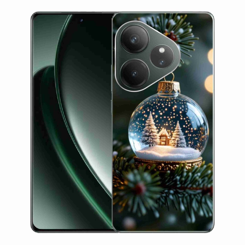 Gelový kryt mmCase na Realme GT 6 5G/GT 6T 5G - vánoční koule 2