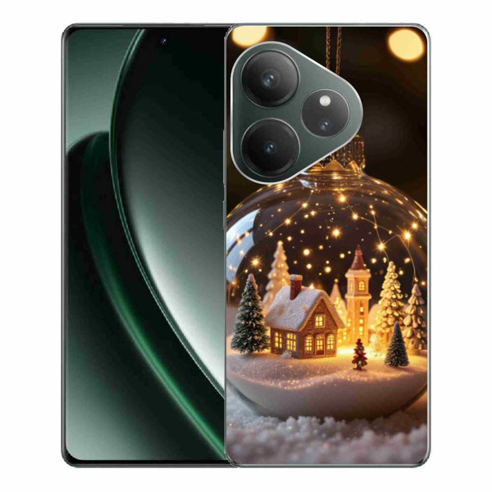 Gelový kryt mmCase na Realme GT 6 5G/GT 6T 5G - vánoční koule 3