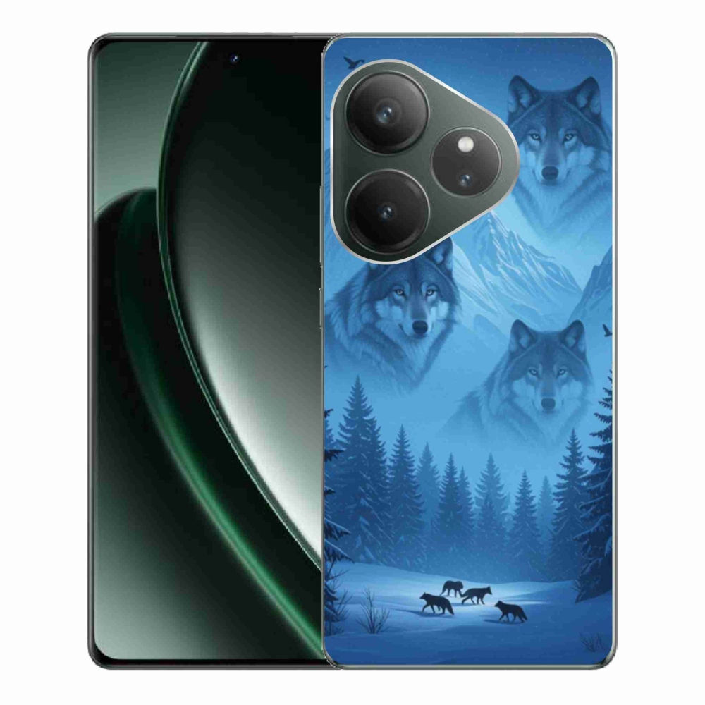Gelový kryt mmCase na Realme GT 6 5G/GT 6T 5G - vlčí smečka