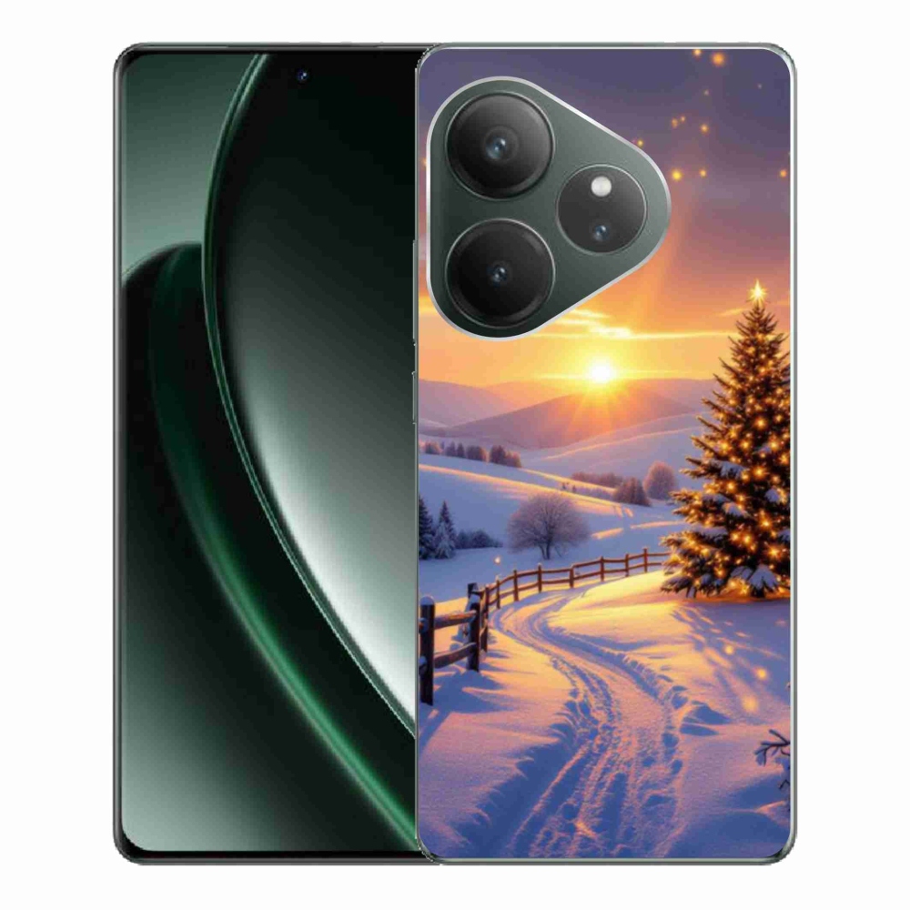 Gelový kryt mmCase na Realme GT 6 5G/GT 6T 5G - zimní krajina