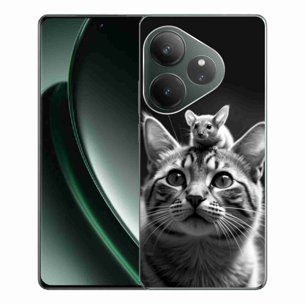 Gelový kryt mmCase na Realme GT 6 5G/GT 6T 5G - zvířecí přátelství 2