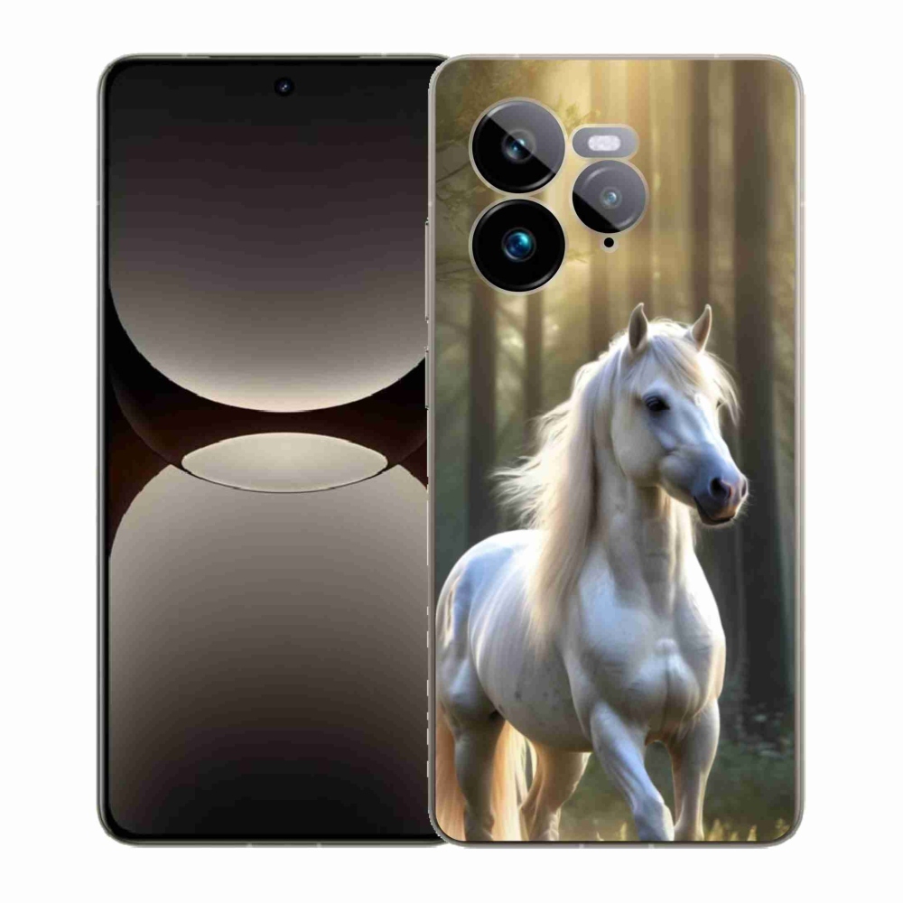 Gelový kryt mmCase na Realme GT 7 Pro 5G - bílý kůň 3