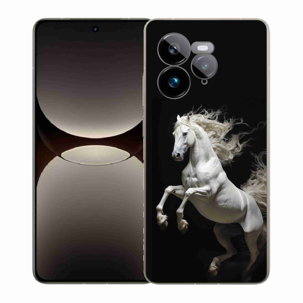 Gelový kryt mmCase na Realme GT 7 Pro 5G - bílý kůň 4