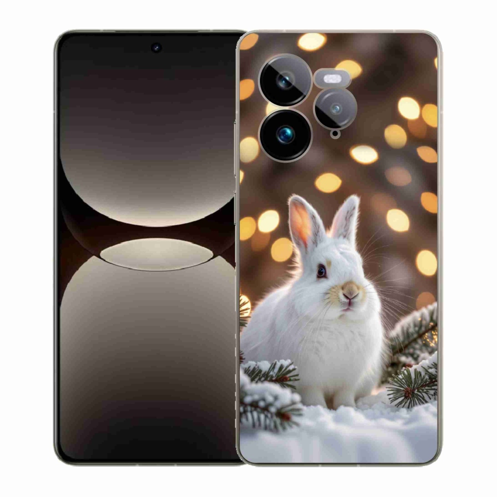 Gelový kryt mmCase na Realme GT 7 Pro 5G - bílý zajíc