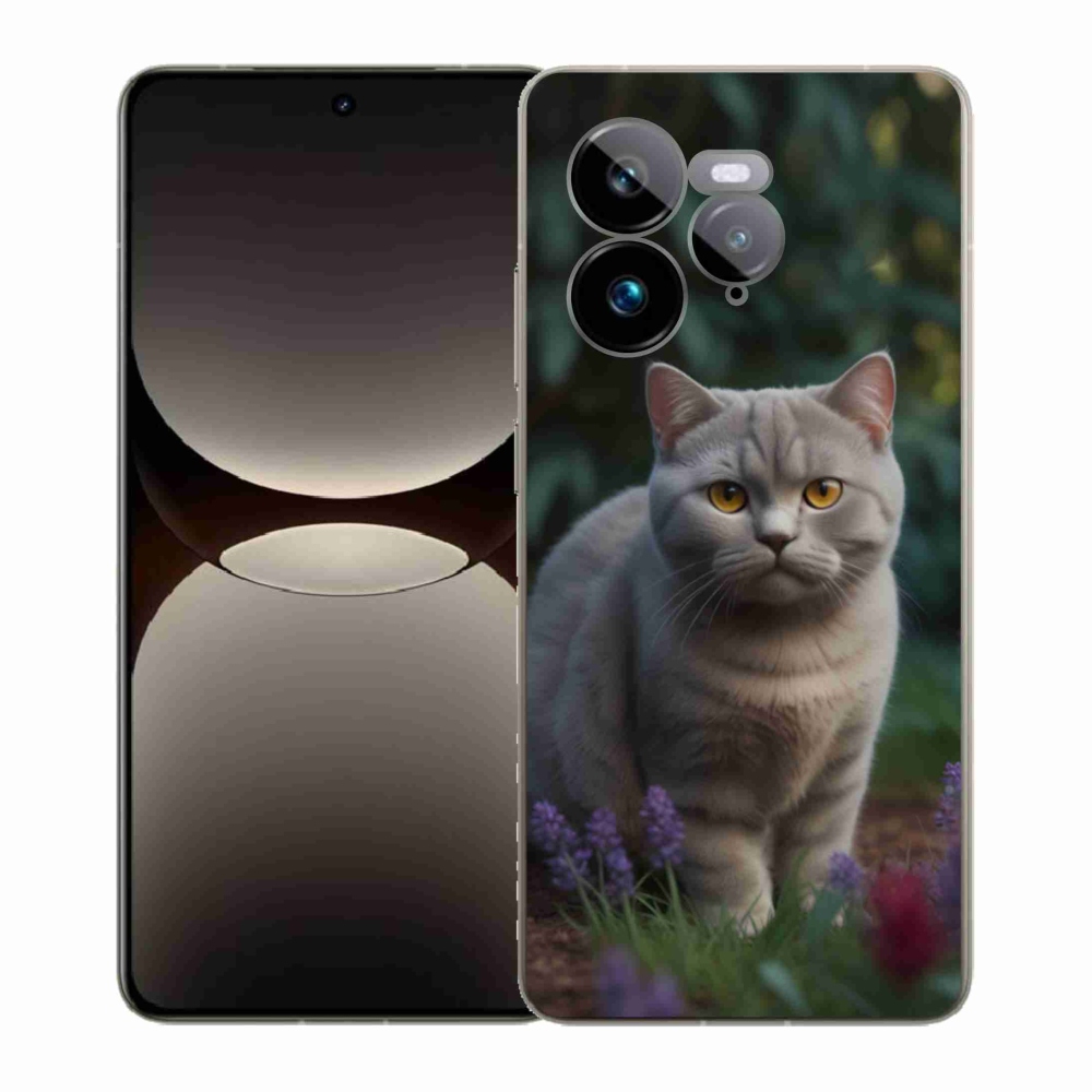 Gelový kryt mmCase na Realme GT 7 Pro 5G - britská kočka