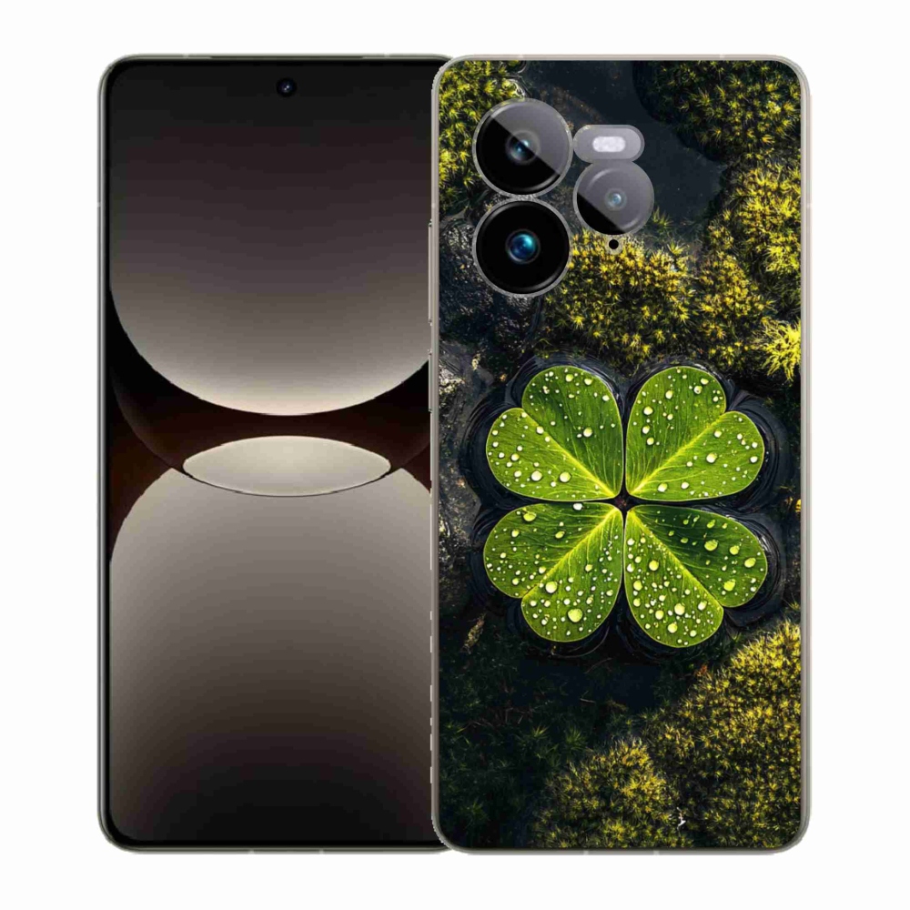Gelový kryt mmCase na Realme GT 7 Pro 5G - čtyřlístek