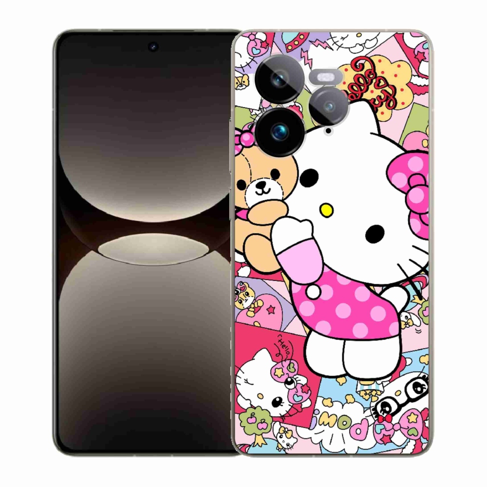 Gelový kryt mmCase na Realme GT 7 Pro 5G - cute kitty