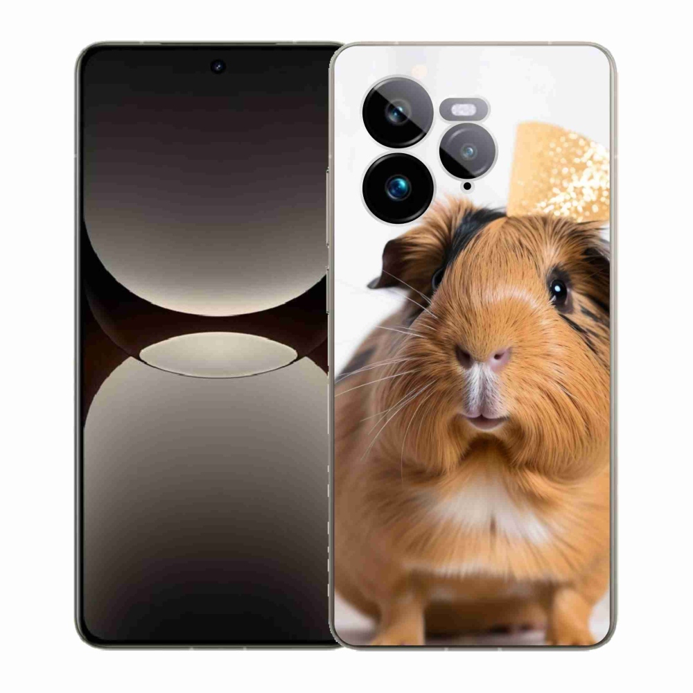 Gelový kryt mmCase na Realme GT 7 Pro 5G - hnědé morče