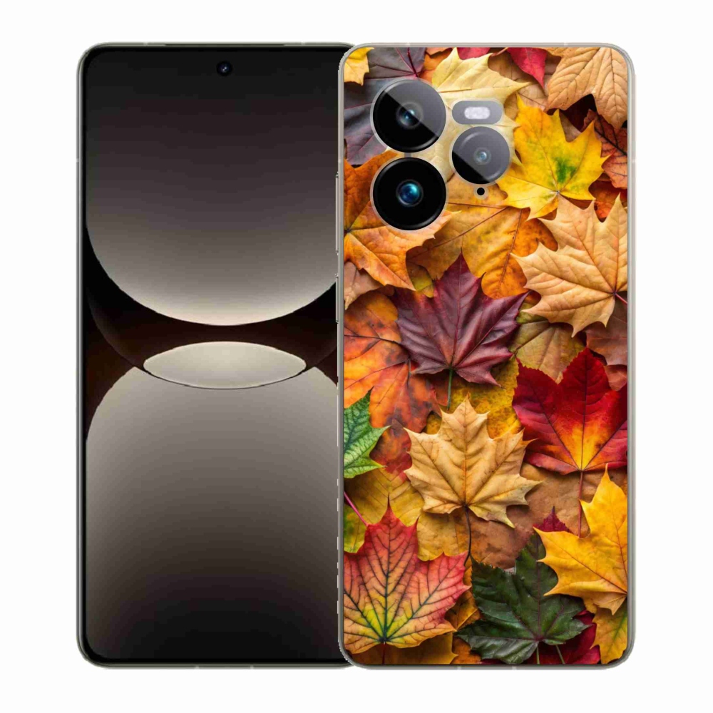 Gelový kryt mmCase na Realme GT 7 Pro 5G - javorové listy 2