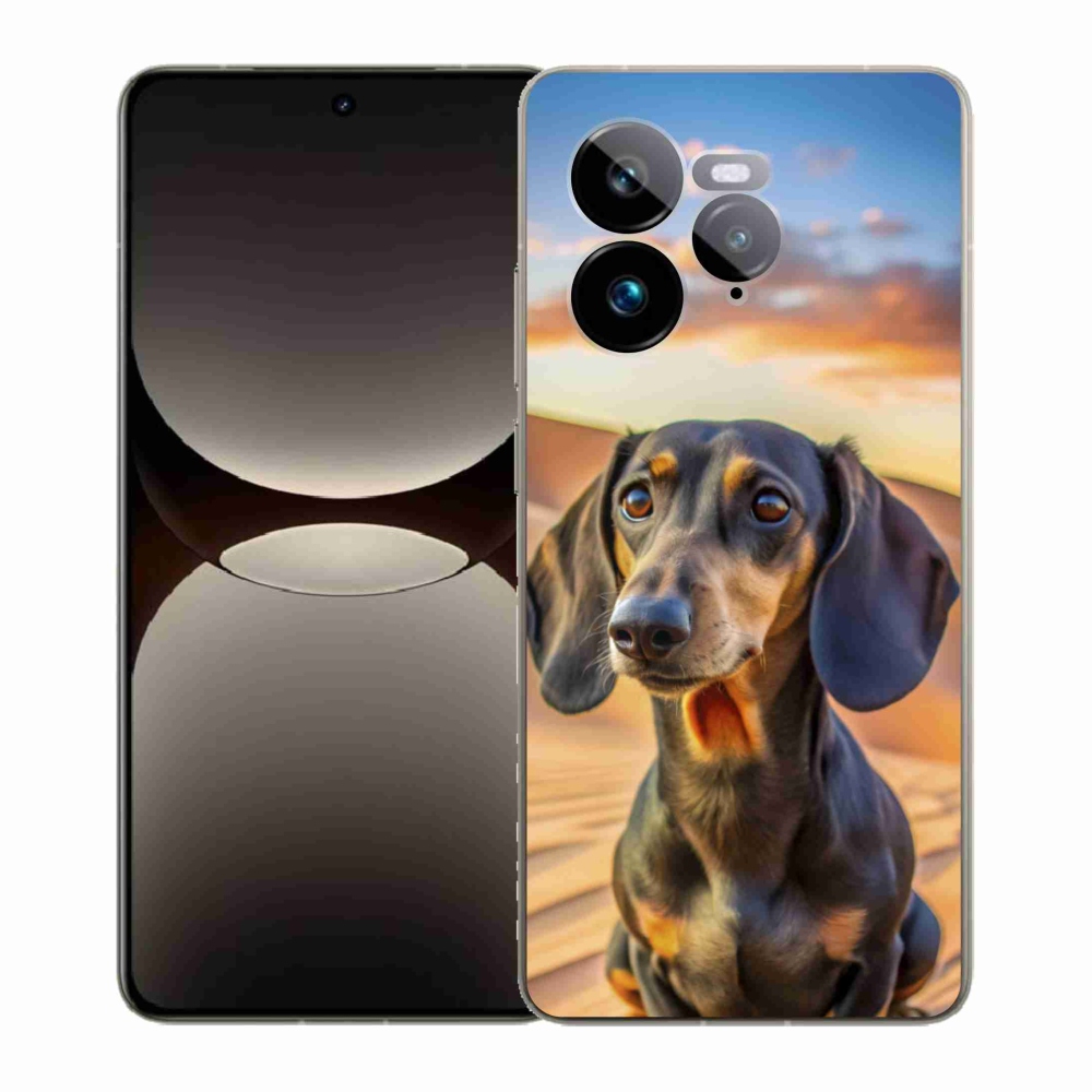 Gelový kryt mmCase na Realme GT 7 Pro 5G - jezevčík 3 