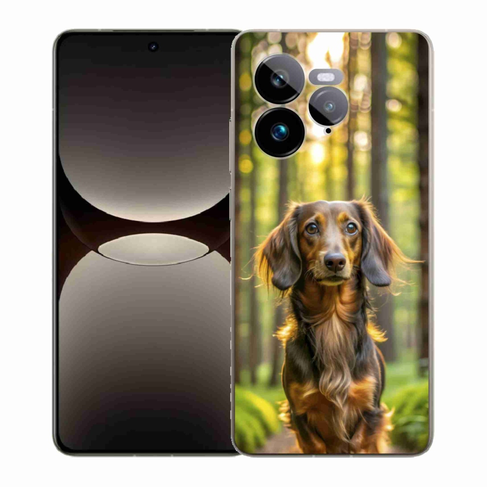 Gelový kryt mmCase na Realme GT 7 Pro 5G - jezevčík 4