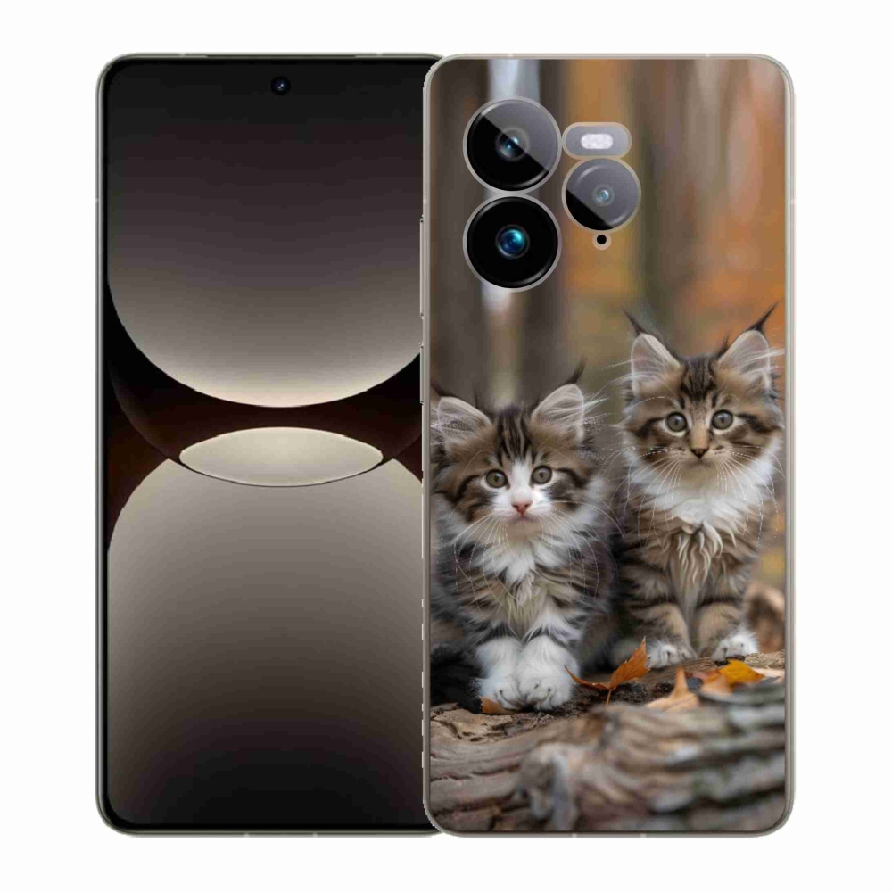 Gelový kryt mmCase na Realme GT 7 Pro 5G - kočičí duo 3