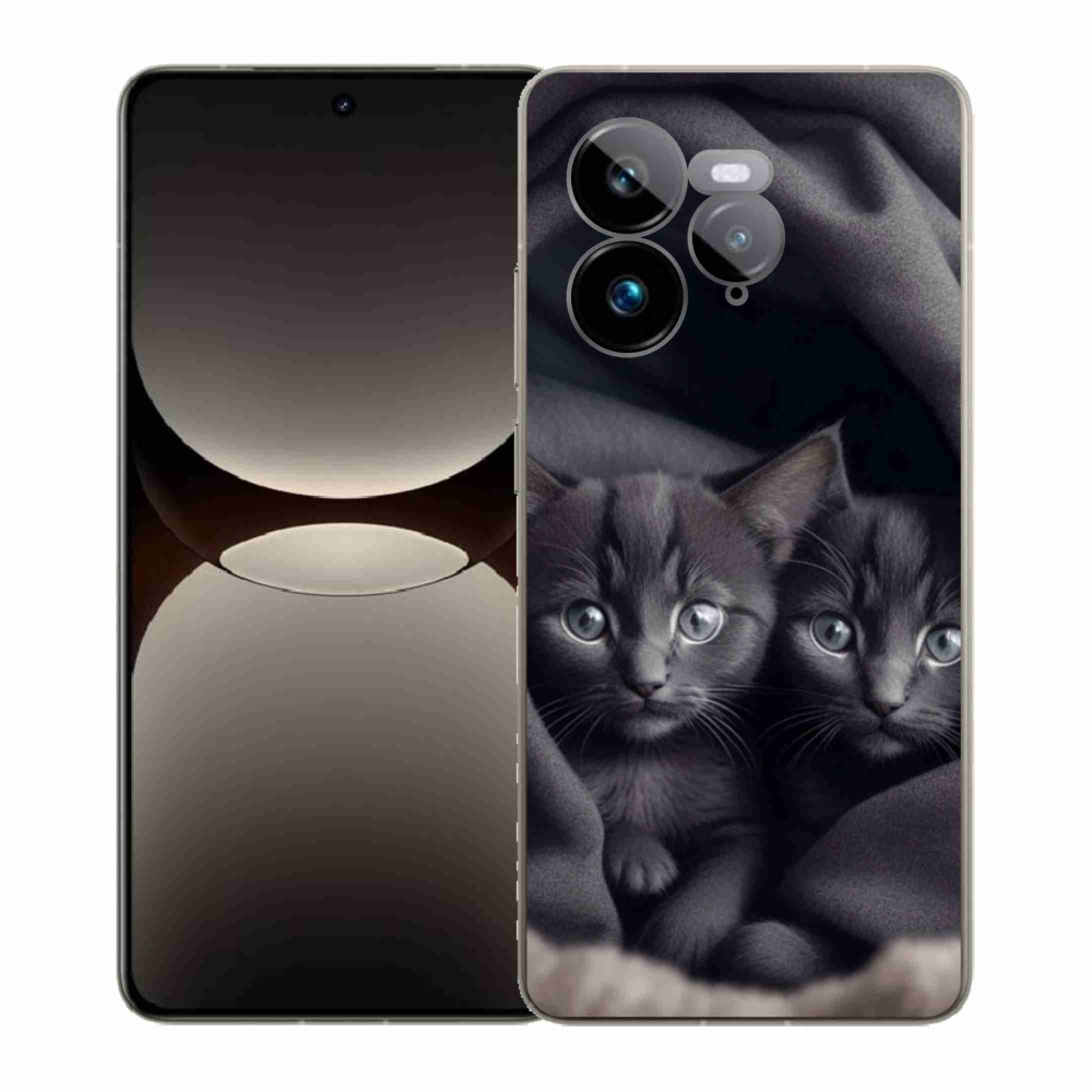 Gelový kryt mmCase na Realme GT 7 Pro 5G - kočičí duo