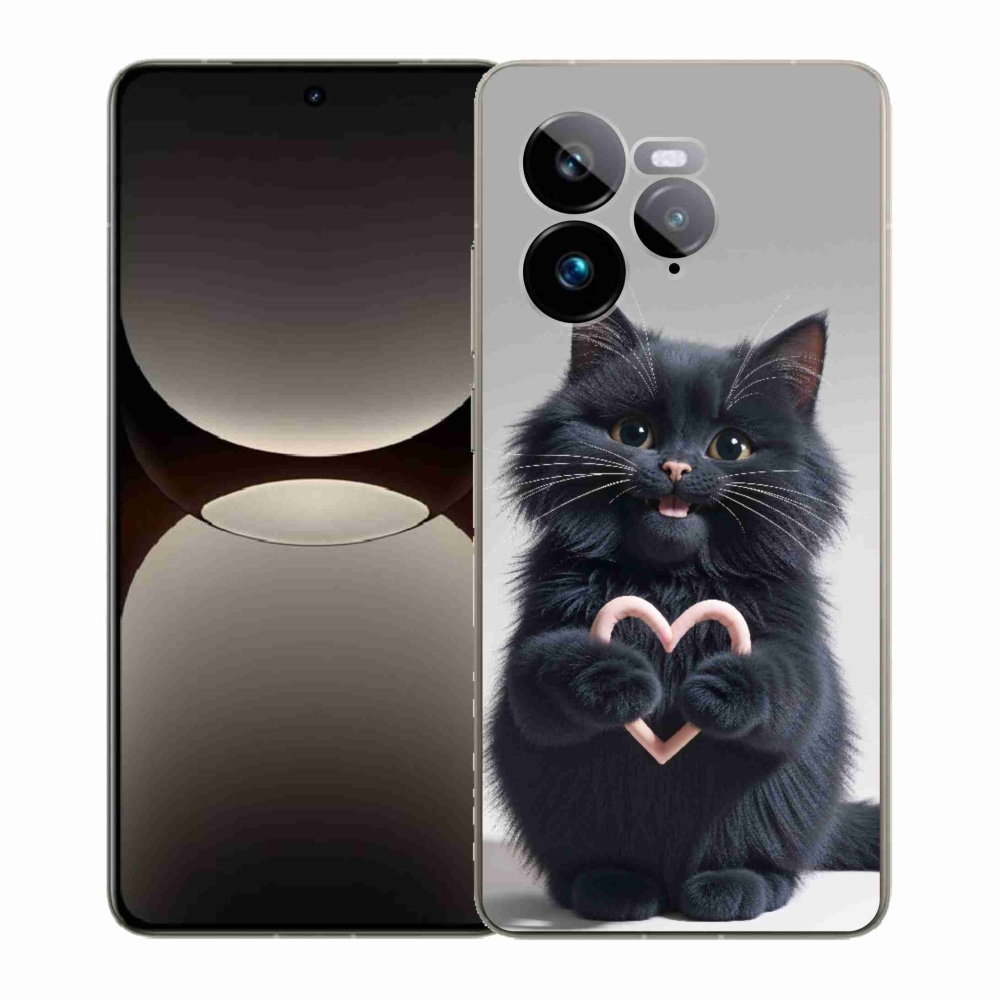 Gelový kryt mmCase na Realme GT 7 Pro 5G - kočičí láska 3