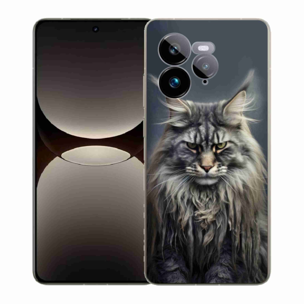 Gelový kryt mmCase na Realme GT 7 Pro 5G - kočíčí pohled 4