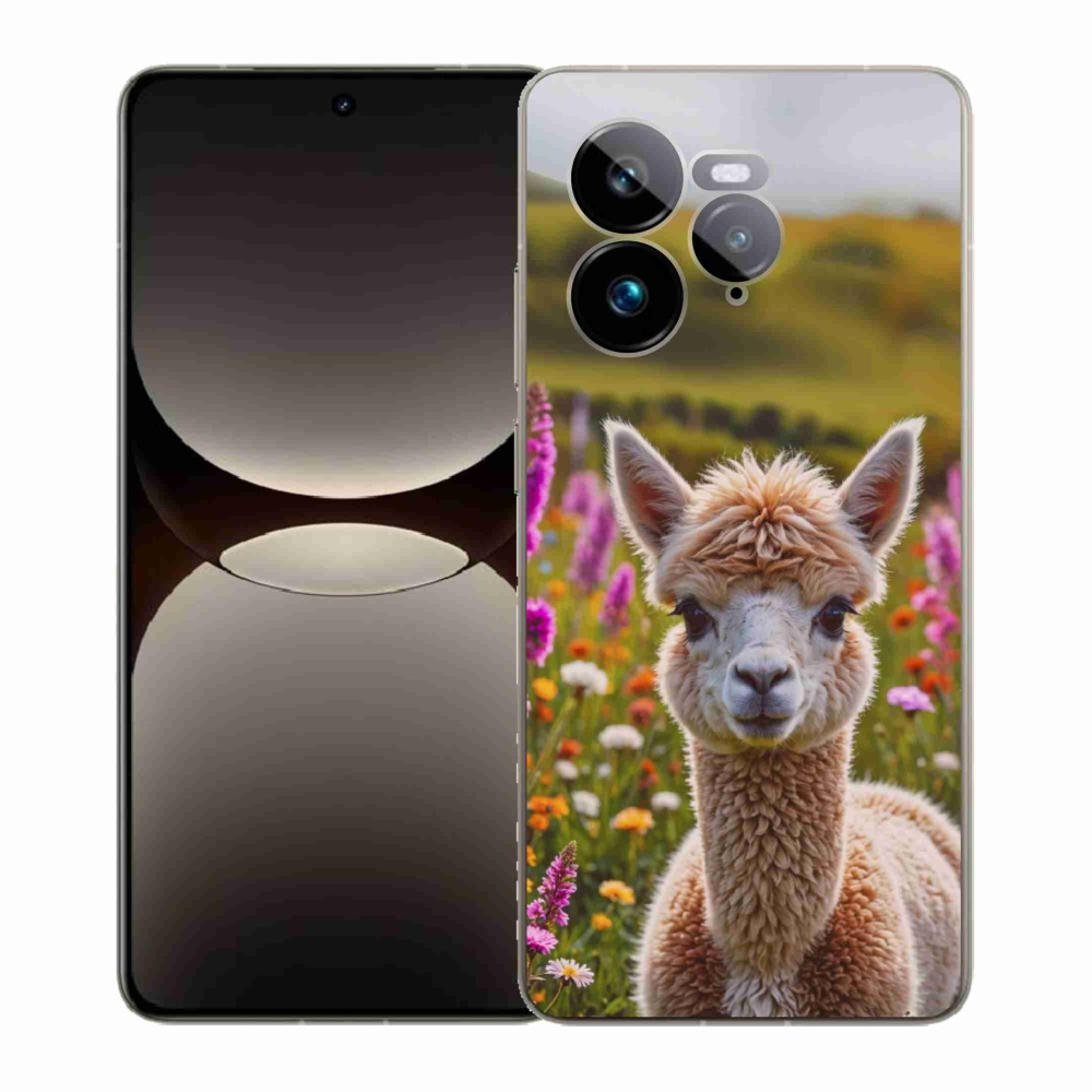 Gelový kryt mmCase na Realme GT 7 Pro 5G - lama na louce