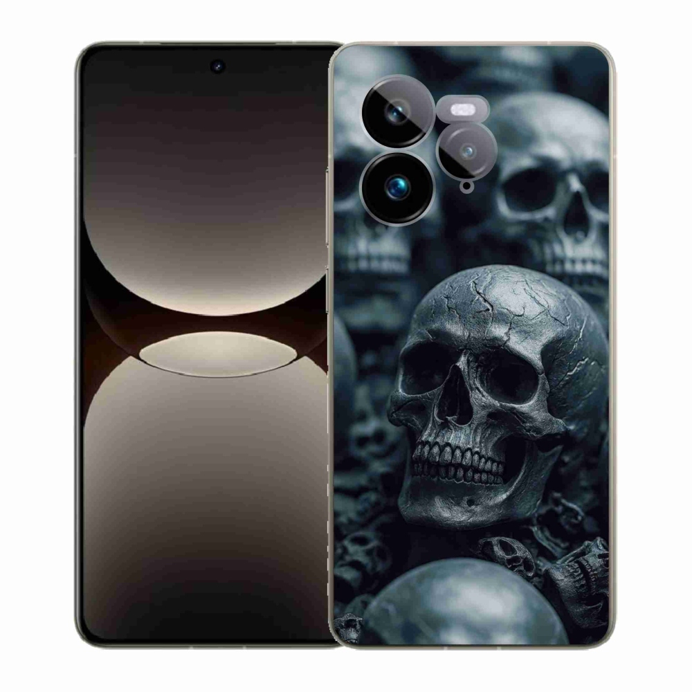 Gelový kryt mmCase na Realme GT 7 Pro 5G - lebka 2
