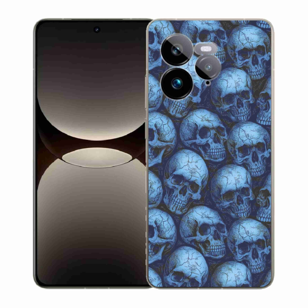 Gelový kryt mmCase na Realme GT 7 Pro 5G - lebky