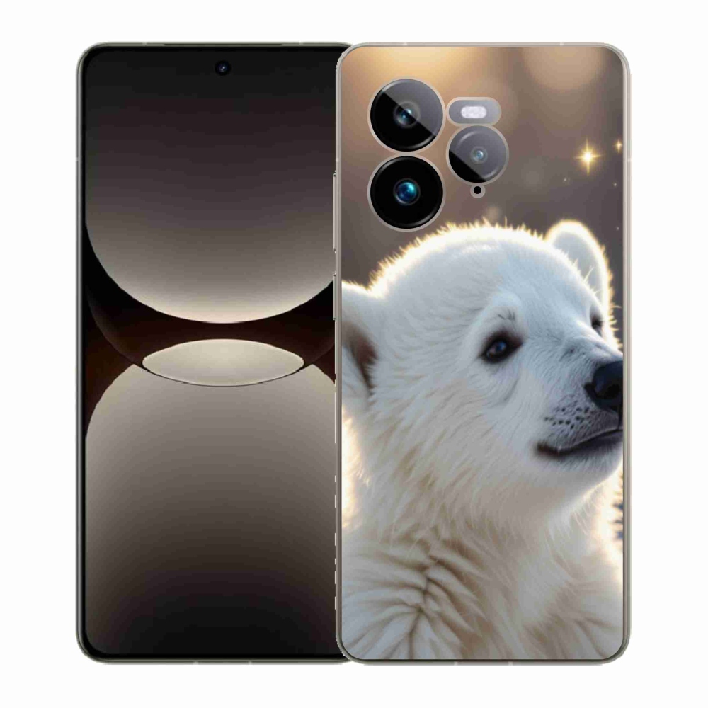Gelový kryt mmCase na Realme GT 7 Pro 5G - lední medvěd