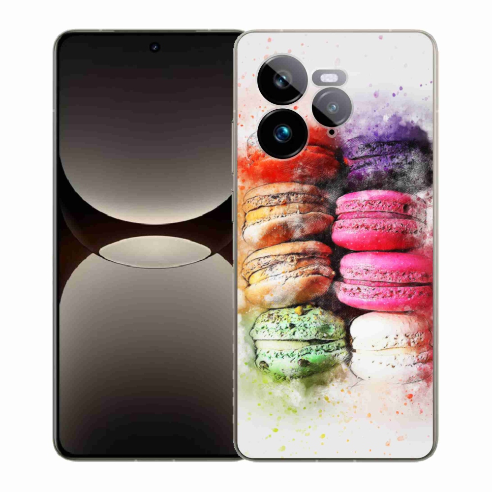Gelový kryt mmCase na Realme GT 7 Pro 5G - makrónky