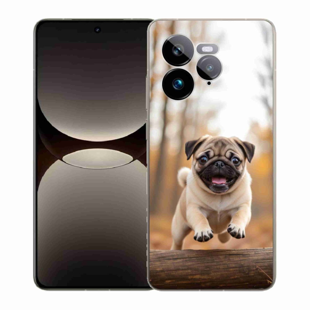 Gelový kryt mmCase na Realme GT 7 Pro 5G - mops 2