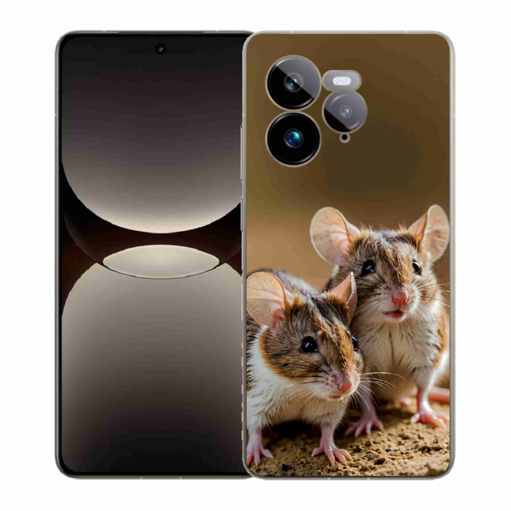 Gelový kryt mmCase na Realme GT 7 Pro 5G - myší duo